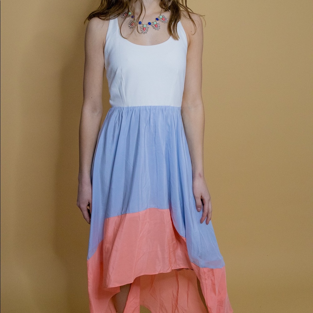 Anthropology high low dress